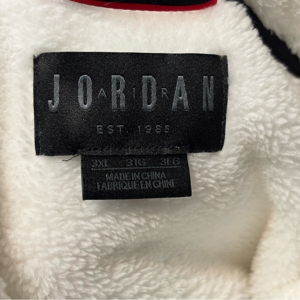RARE VTG NIKE Jordan Flight White Jacket /Vest Windbreaker Size 3XL - Picture 8 of 9